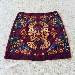 Pink Lily Boutique Maroon Skirt